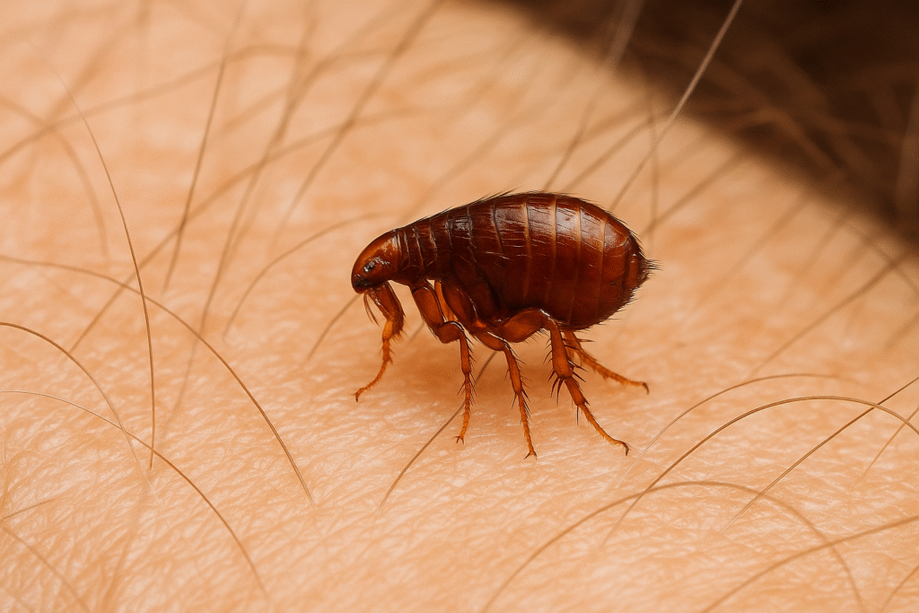 jak se pozná kousnutí blechy